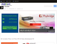 Tablet Screenshot of addvant.com